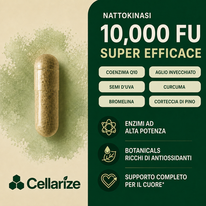 Nattokinase 10.000 FU – Formula Completa 8 in 1